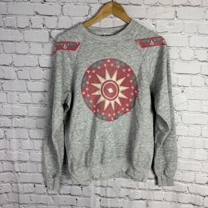 Vintage Lee Sturdy Sweats Patchwork Crewneck Sweatshirt Size L